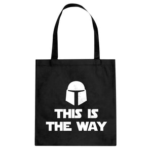 This is the Way Cotton Canvas Tote Bag