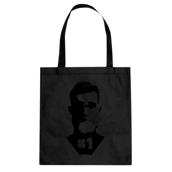 Number One Cotton Canvas Tote Bag