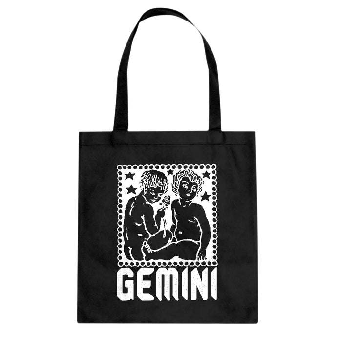 Tote Gemini Zodiac Astrology Canvas Tote Bag