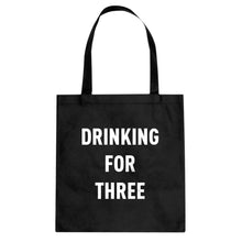 Drinking For Three Cotton Canvas Tote Bag