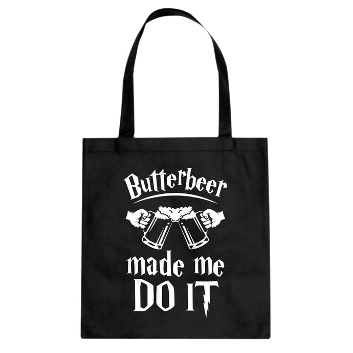 Tote Butterbeer Made Me Do It Canvas Tote Bag