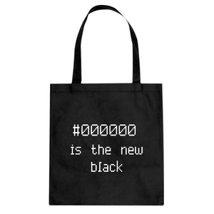 Tote 000000 is the new black Canvas Tote Bag