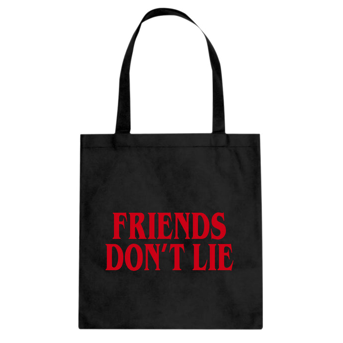Friend's Don’t Lie Cotton Canvas Tote Bag