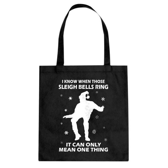 Tote When Those Sleigh Bells Ring Canvas Tote Bag