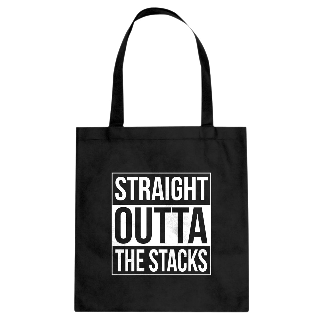 Tote Straight Outta the Stacks Canvas Tote Bag