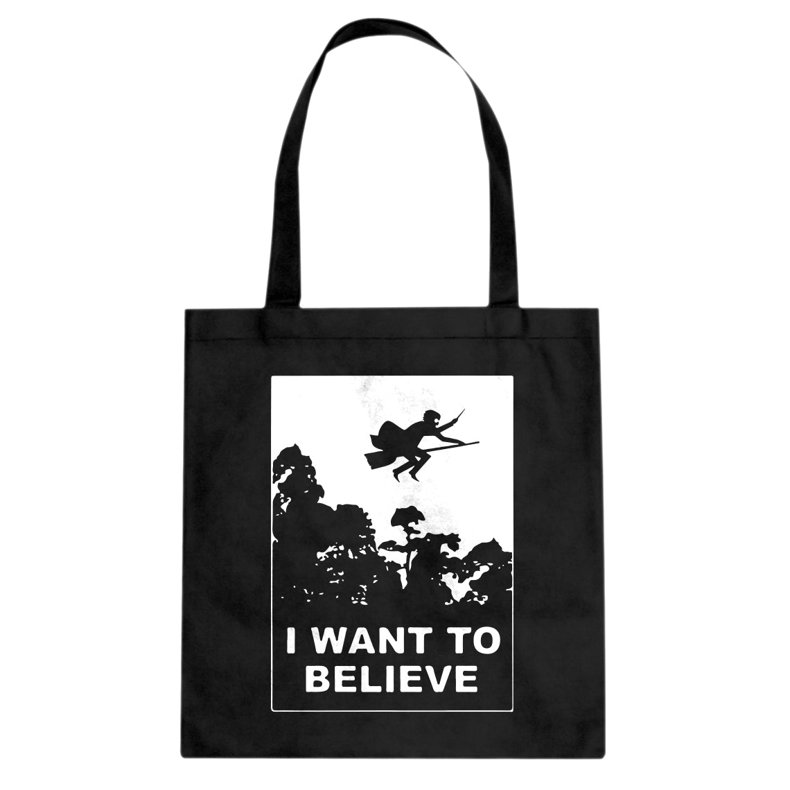 I Want to Believe Wizard Cotton Canvas Tote Bag