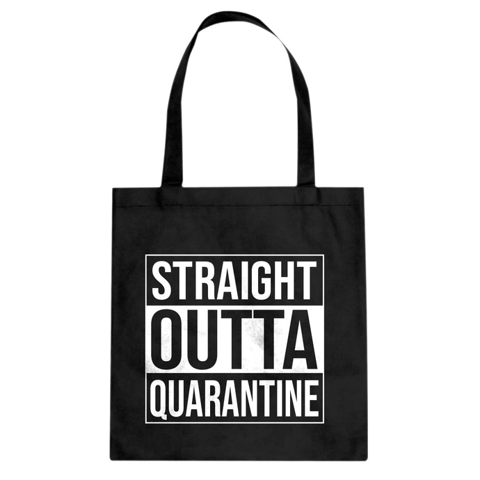 Straight Outta Quarantine Cotton Canvas Tote Bag