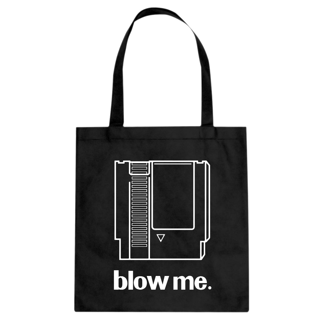 Tote Blow Me Game Cartridge Canvas Tote Bag