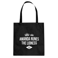 Nunes the Lioness Cotton Canvas Tote Bag
