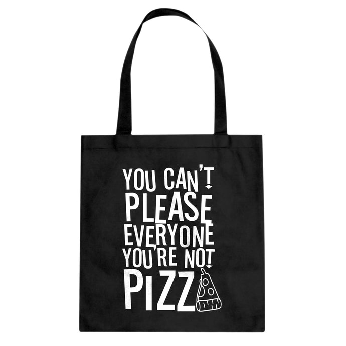 Tote You're Not Pizza Canvas Tote Bag