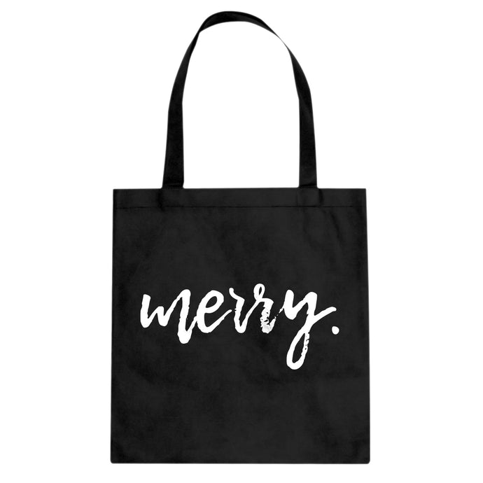 Merry. Cotton Canvas Tote Bag