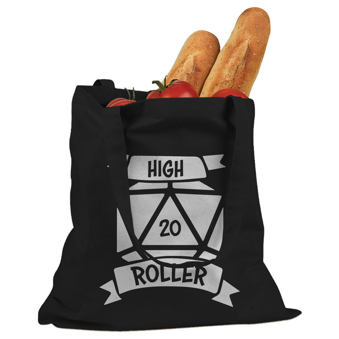 High Roller Cotton Canvas Tote Bag