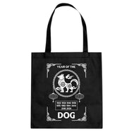 Tote Year of the Dog Canvas Tote Bag