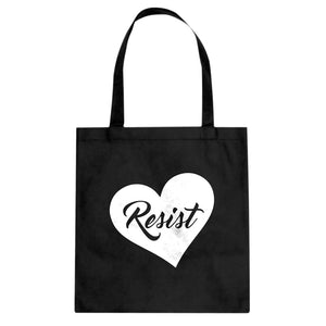 Tote Resist Heart Canvas Tote Bag