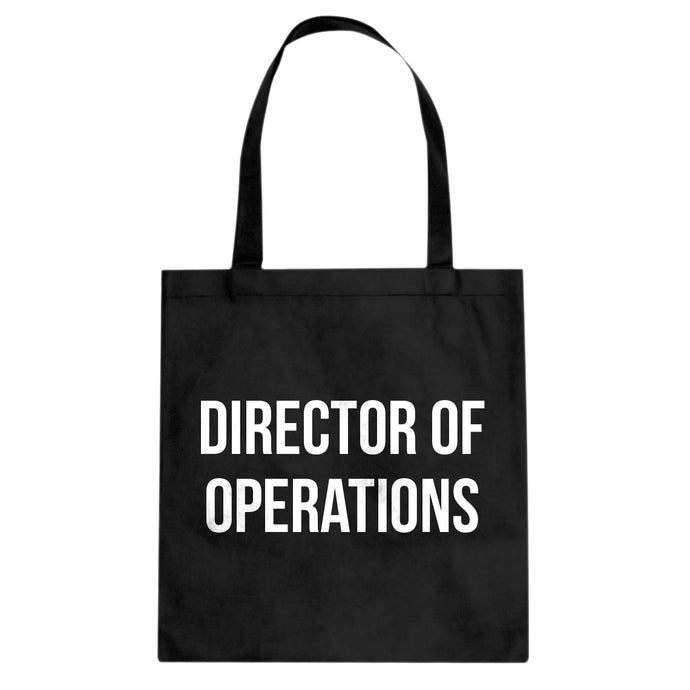 Director of Operations Cotton Canvas Tote Bag