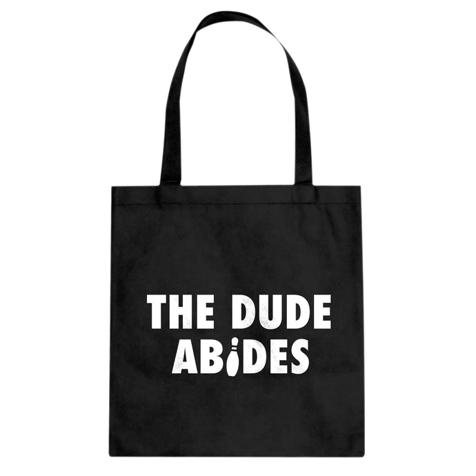 THE DUDE ABIDES Cotton Canvas Tote Bag