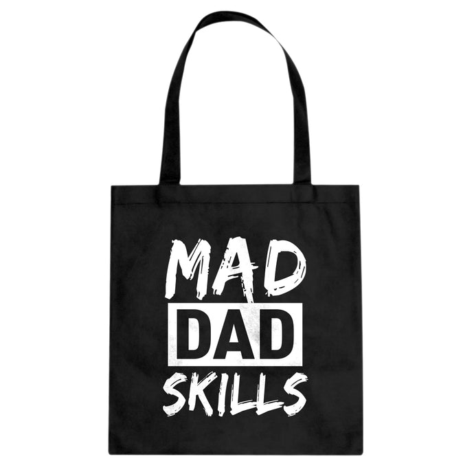 Mad Dad Skills Cotton Canvas Tote Bag