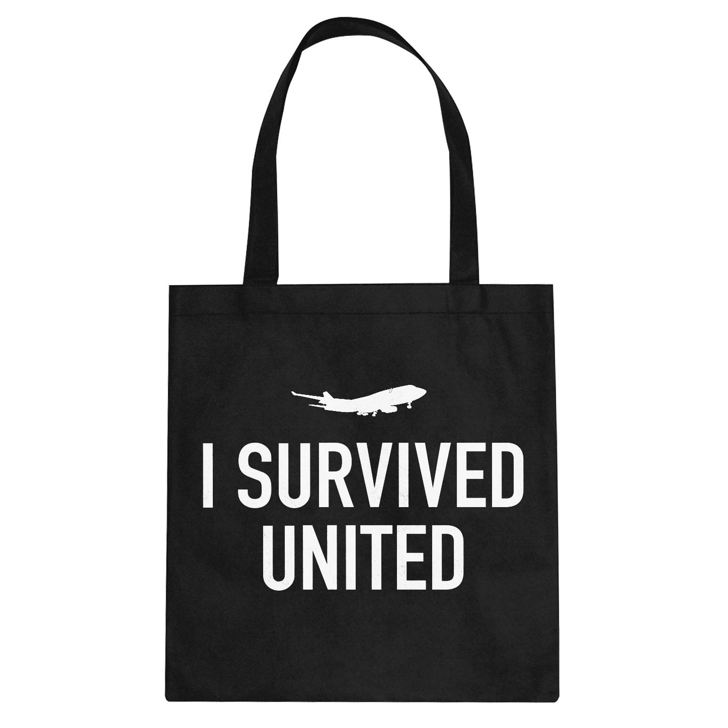 Tote I Survived United Canvas Tote Bag
