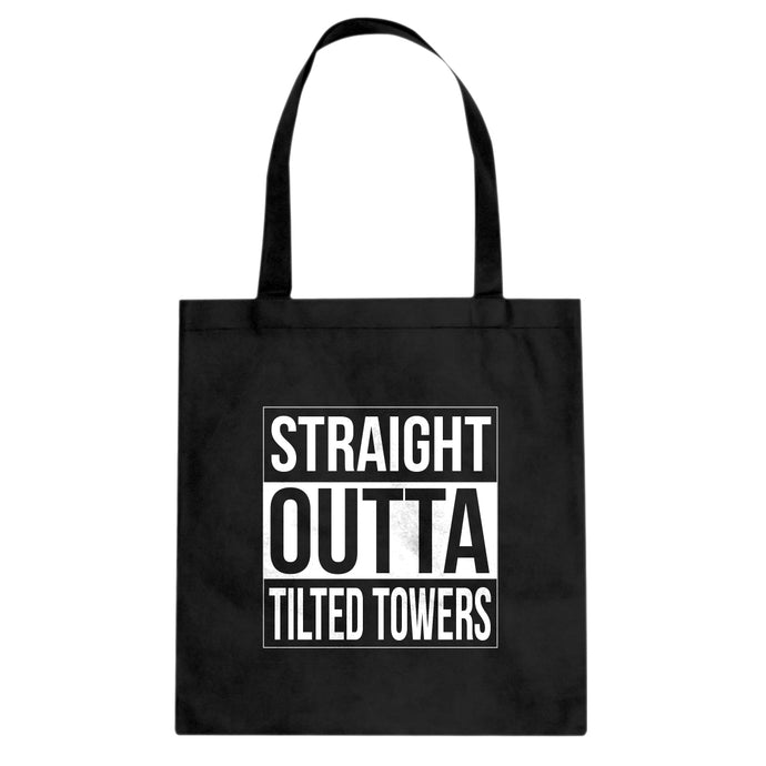 Tote Straight Outta Tilted Towers Canvas Tote Bag