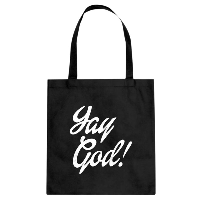 Yay God Cotton Canvas Tote Bag
