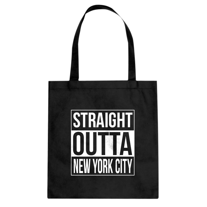 Straight Outta New York City Cotton Canvas Tote Bag