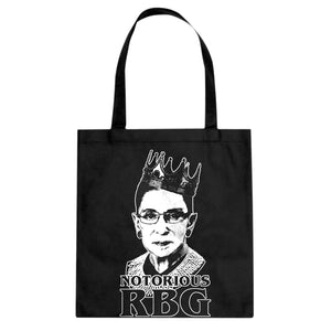 Notorious RBG Ruth Bader Ginsberg Cotton Canvas Tote Bag