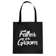 Father of the Groom Cotton Canvas Tote Bag