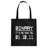 Tote Binary Canvas Tote Bag