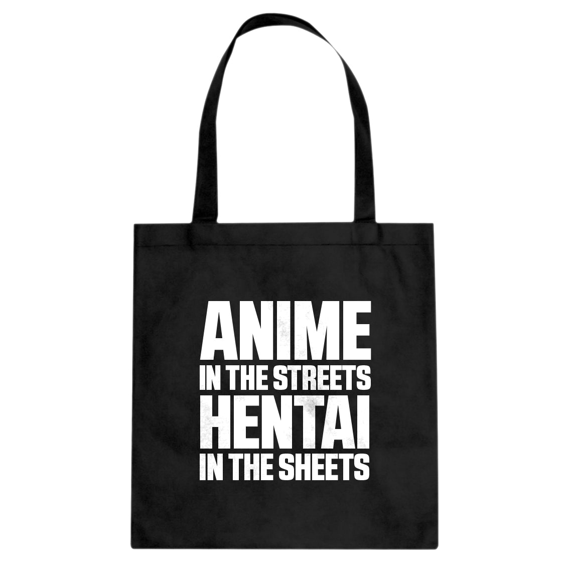Tote Anime in the Streets Canvas Tote Bag