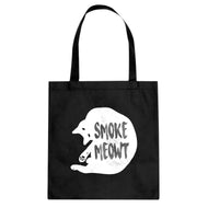 Tote Smoke Meowt Canvas Tote Bag