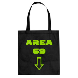 Area 69 Cotton Canvas Tote Bag