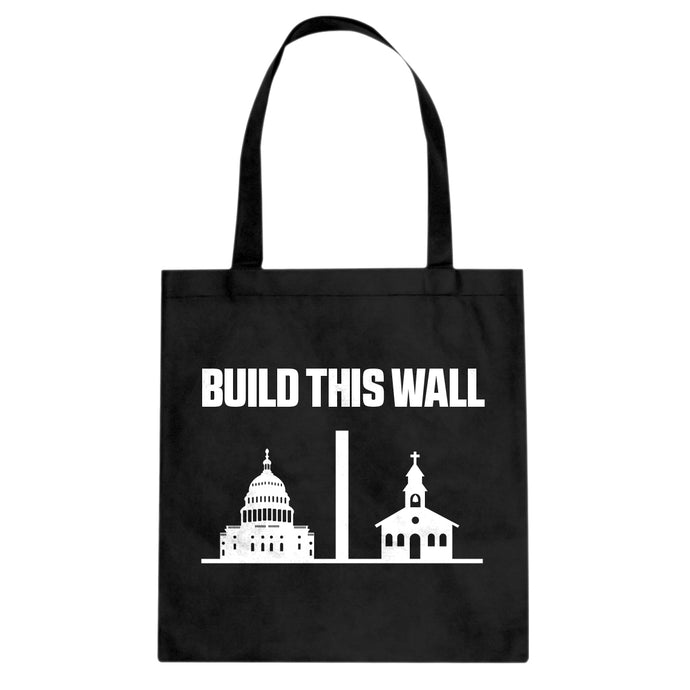 Build This Wall Cotton Canvas Tote Bag