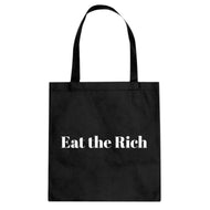 Eat the Rich Cotton Canvas Tote Bag