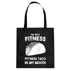 Tote Fitness Taco Canvas Tote Bag