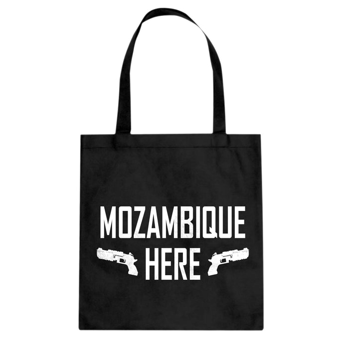 Mozambique Here Cotton Canvas Tote Bag