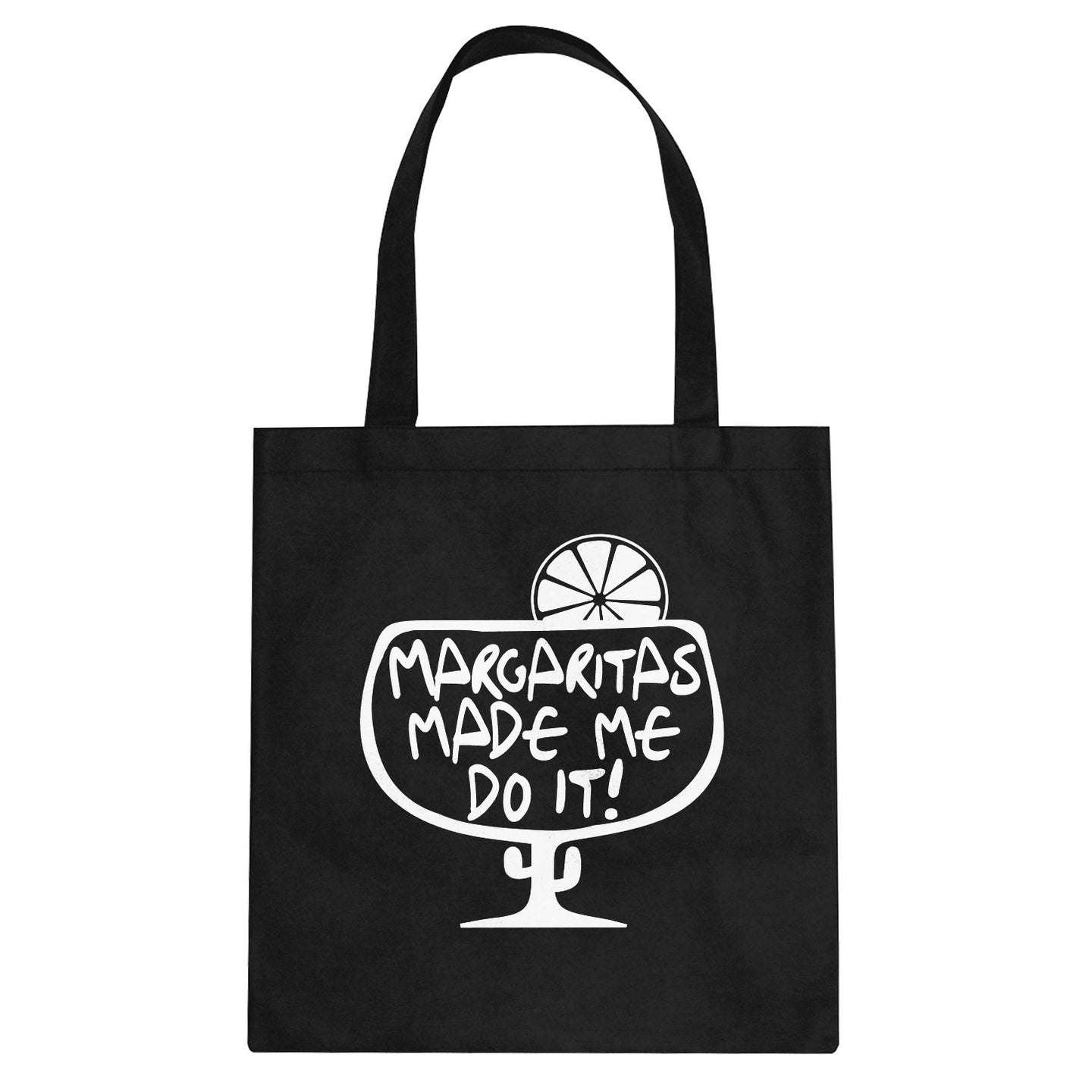 Tote Margaritas Made Me Do It Canvas Tote Bag