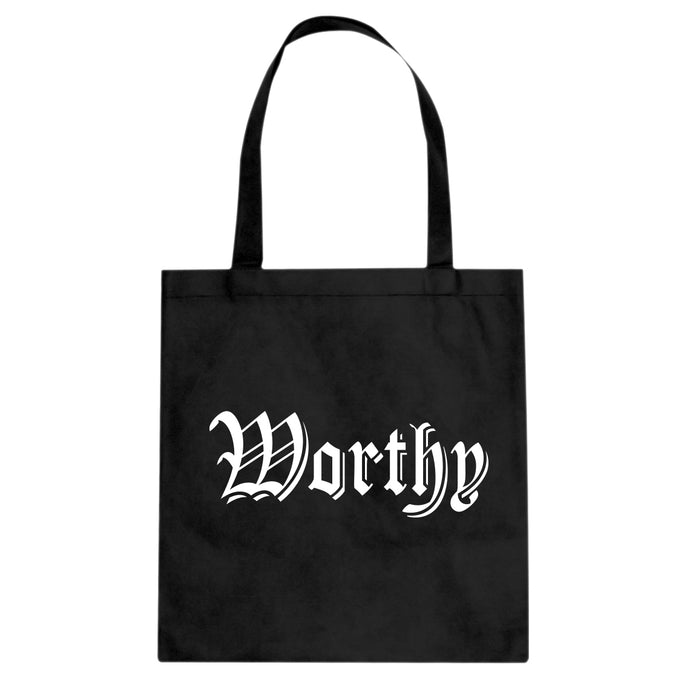 Tote Worthy Canvas Tote Bag