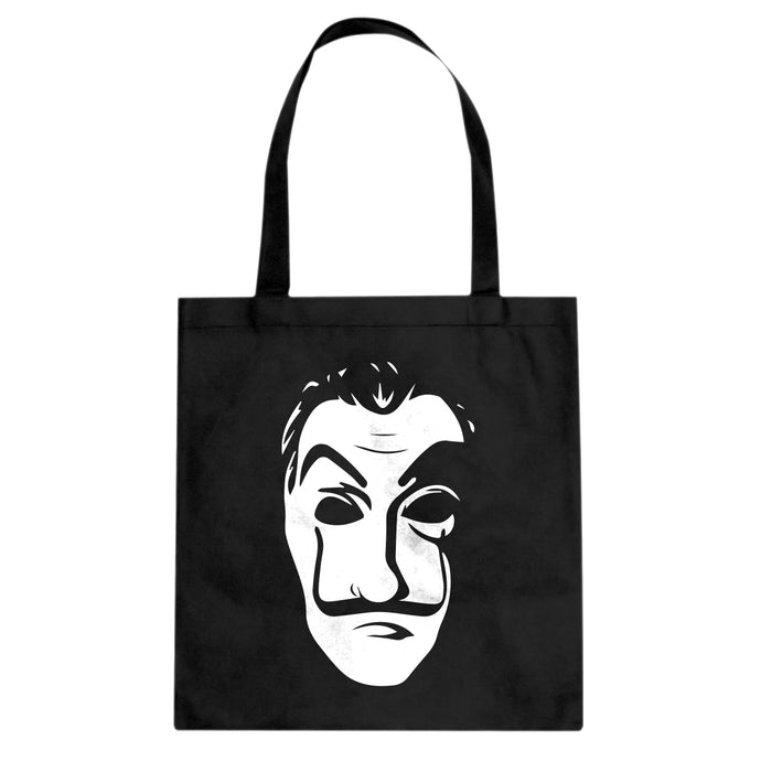 Salvador Dali Face Heist Mask Cotton Canvas Tote Bag