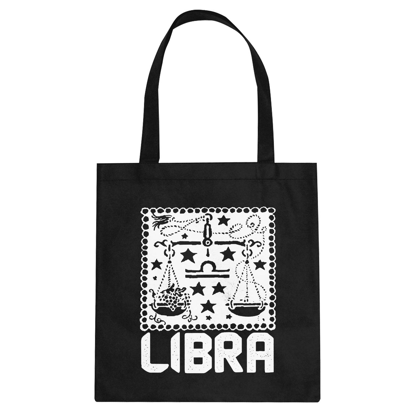Tote Libra Zodiac Astrology Canvas Tote Bag