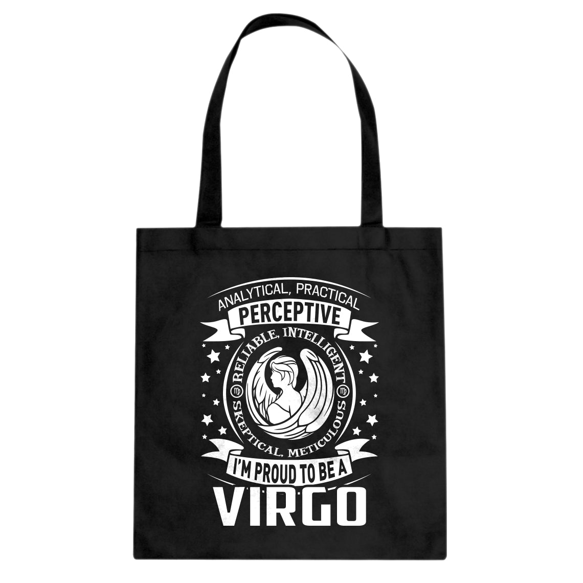 Tote Virgo Astrology Zodiac Sign Canvas Tote Bag