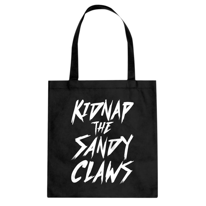 Kidnap the Sandy Claws Cotton Canvas Tote Bag