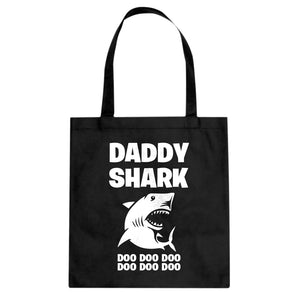 Daddy Shark Cotton Canvas Tote Bag