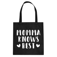 Tote Momma Knows Best Canvas Tote Bag