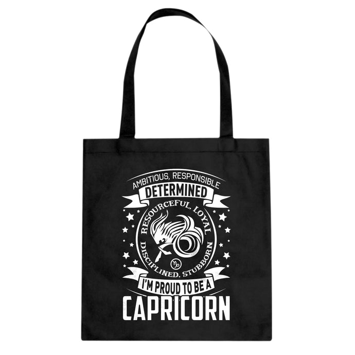 Tote Capricorn Zodiac Astrology Canvas Tote Bag