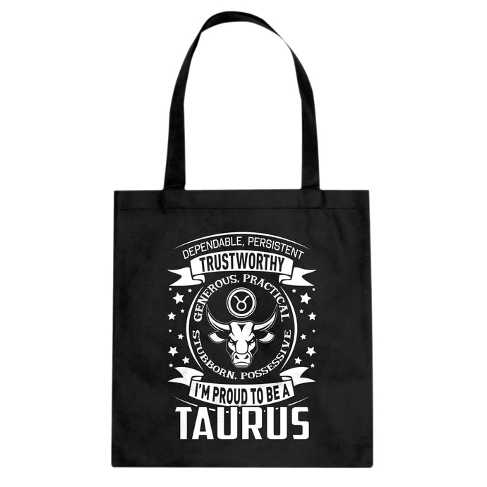 Tote Taurus Astrology Zodiac Sign Canvas Tote Bag