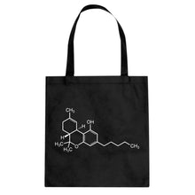 Tote THC Molecule Canvas Tote Bag