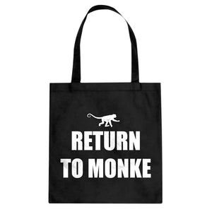 Return to Monke Cotton Canvas Tote Bag