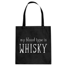 My Blood Type is Whisky Cotton Canvas Tote Bag