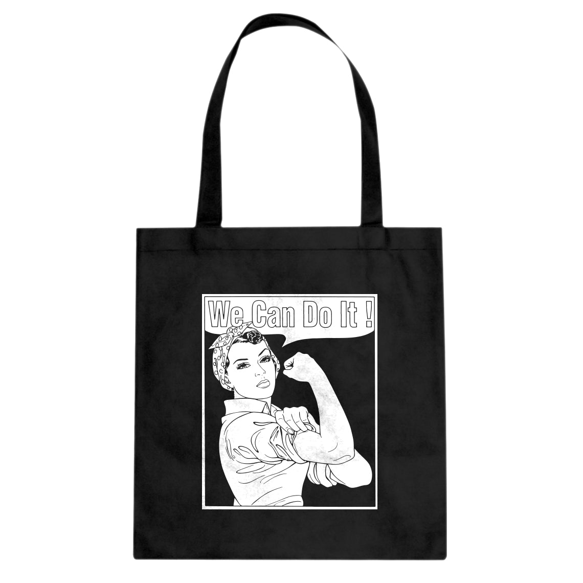 Tote Rosie the Riveter Canvas Tote Bag