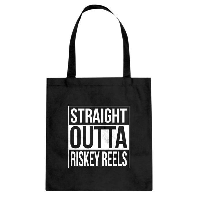 Straight Outta Riskey Reels Cotton Canvas Tote Bag